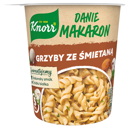Picture of DANIE KNORR MAKARON GRZYBY ZE SMIETANA 70G KUBEK