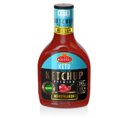 Picture of KETCHUP PREMIUM MEKSYKANSKI KETO 425G ROLESKI